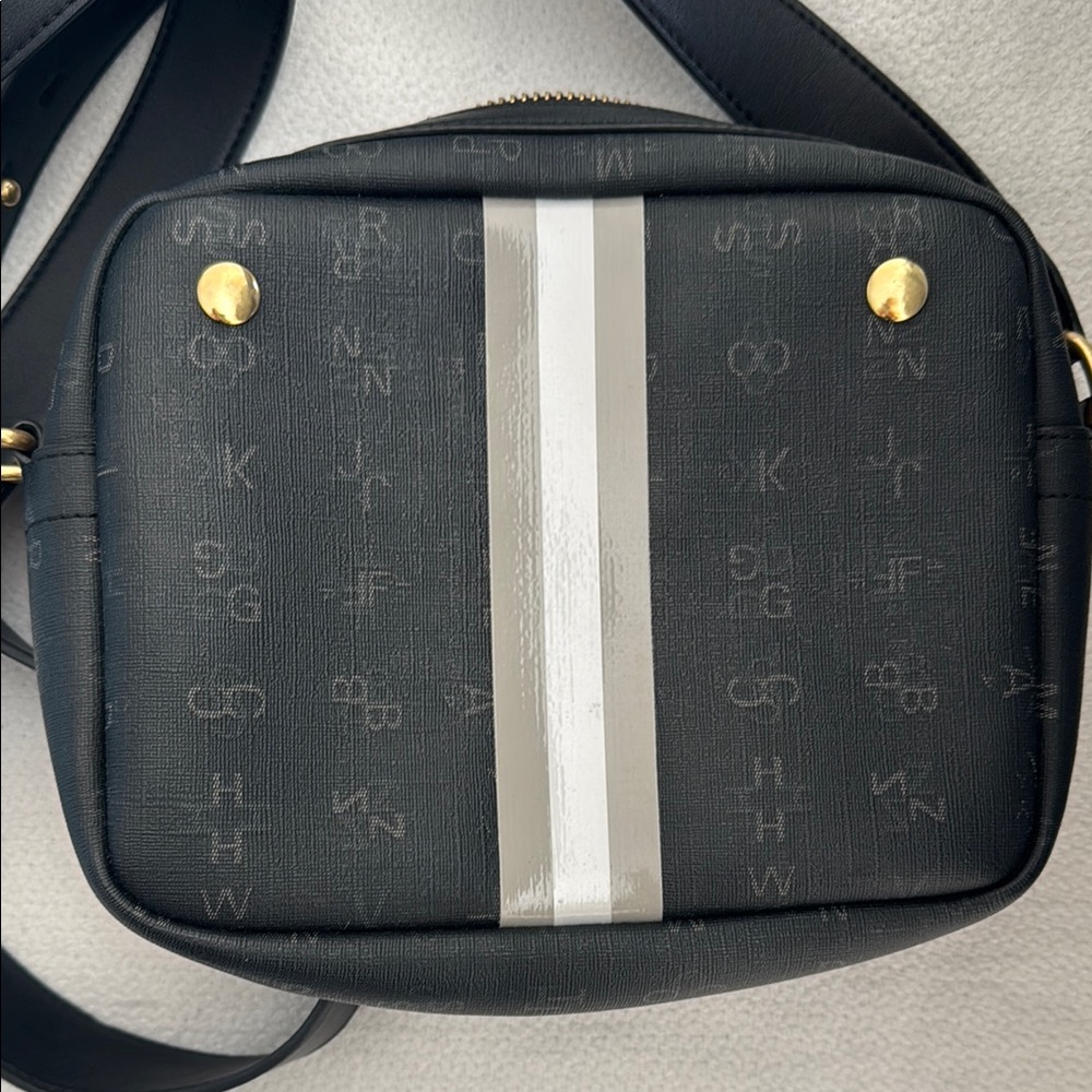 India Hicks Black and White Crossbody Bag - Picture 3 of 4